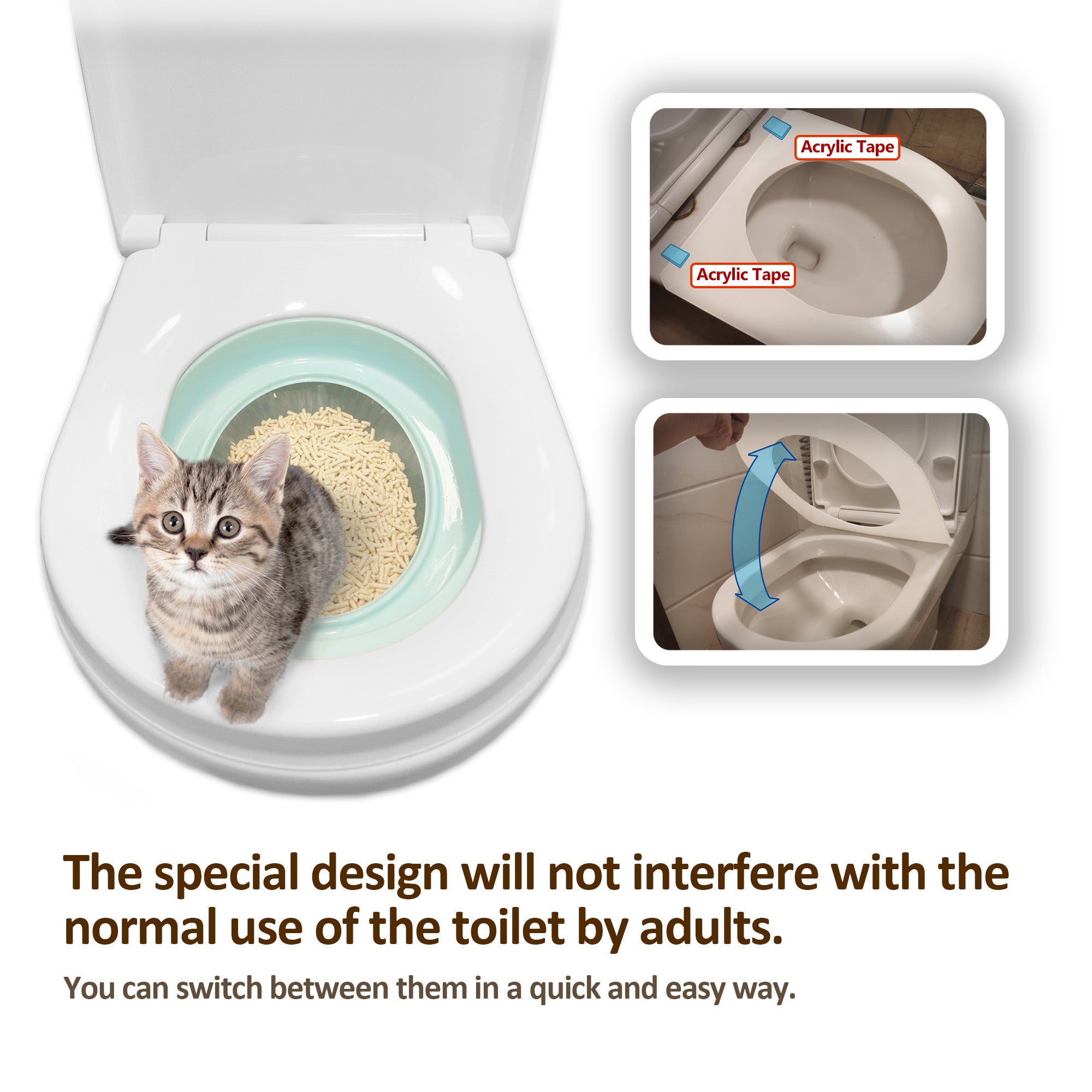 Can cats be trained to use a toilet sale